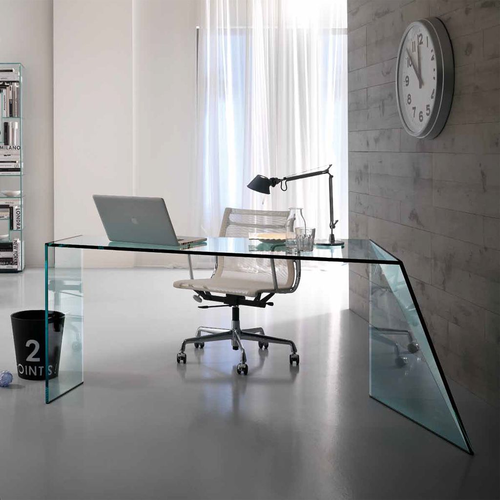 Mesa Despacho Cristal: Ideas para montar la mesa online - Decoración