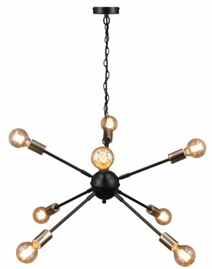 Lámpara de techo 8 luces ATOMA