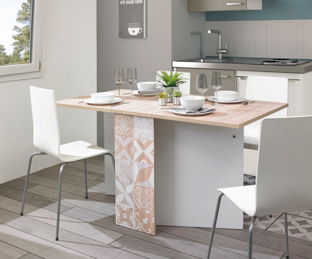 31769be8b0a24e66811ed752c2778cb67577a3c5_mesa_391508 Mesa de cocina extensible CHLOÉ - Imagen 1