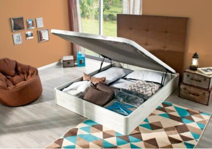 Canapé de madera nieve WOODBOX III