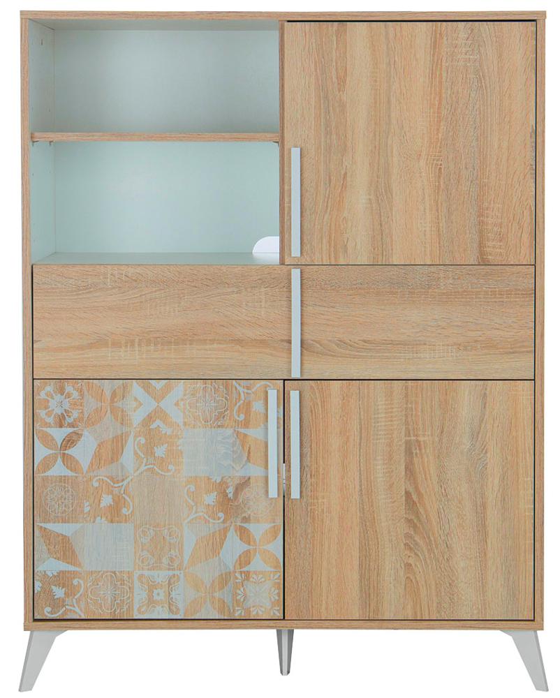 58cb7ff176ba90d2813b6a6edc3c91783116f29f_391507_1 Mueble microondas 3 puertas y 1 cajón CHLOÉ - Imagen 1