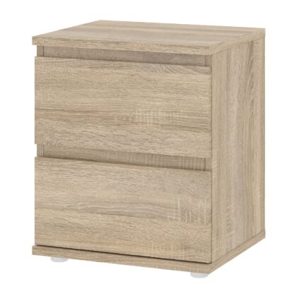 Mesita de noche 2 cajones NOVA