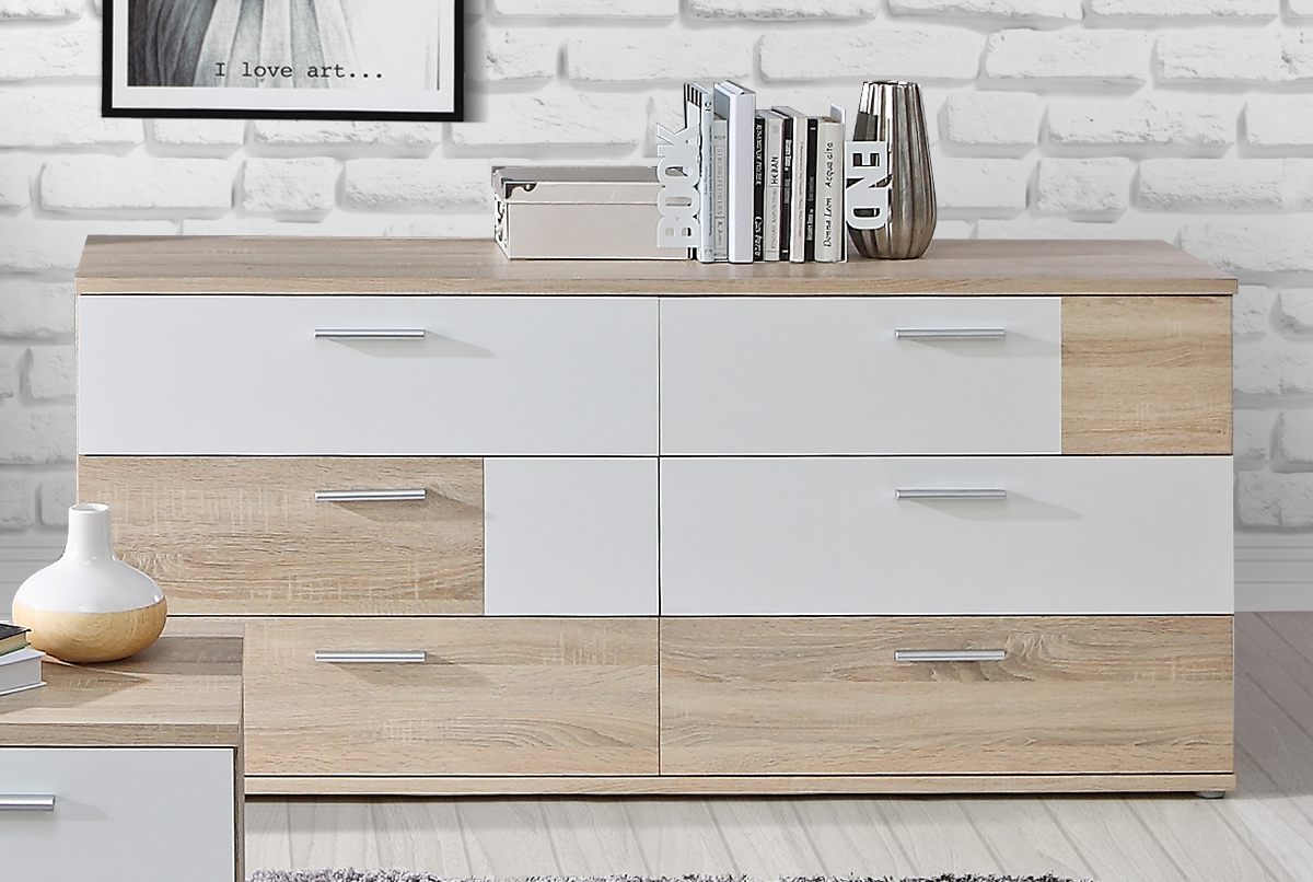 7820aa1006e550ee59e4b0538bf07c5b4b4ff703_9347_1 Cómoda 6 cajones SKIVE - Imagen 1