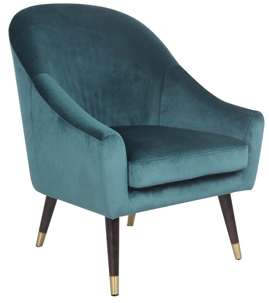 84f1d9ebe1d3abda12535557bba79f3432994293_394072_1 Sillón de terciopelo RETRO - Imagen 1