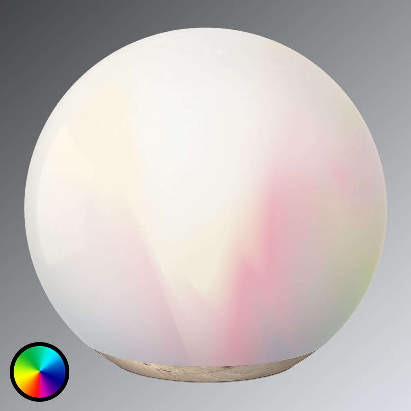 9038093 Con WiZ - lámpara de mesa LED Spirit de vidrio - Imagen 1