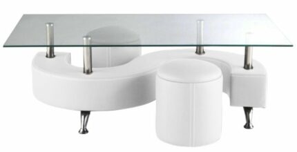 Mesa de centro con 2 poufs SOPHIA 2