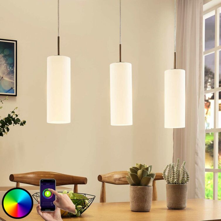 Lindby Smart lámpara colgante LED Felice con app