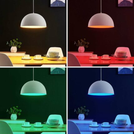 Lámpara colgante LED Bowl WiFi 41 cm, blanco