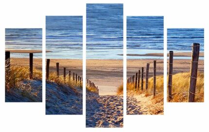 Cuadro de 5 piezas PLAYA