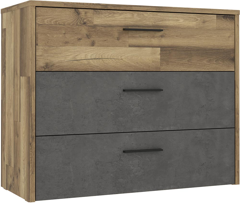 bf2756f8f63c7610ff08f1df29deeb7cb4b56540_RCQK211CF_C692_1 Cómoda 3 cajones RICCIANO - Imagen 1