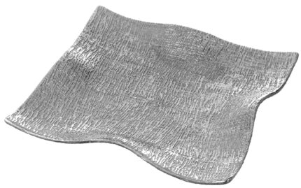 Centro PLATEADO 33x33 cm