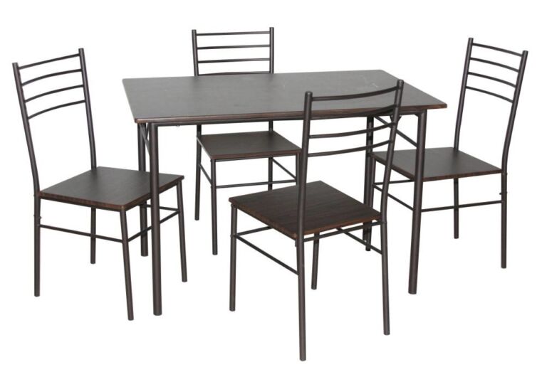 Conjunto de mesa y 4 sillas EMMET II