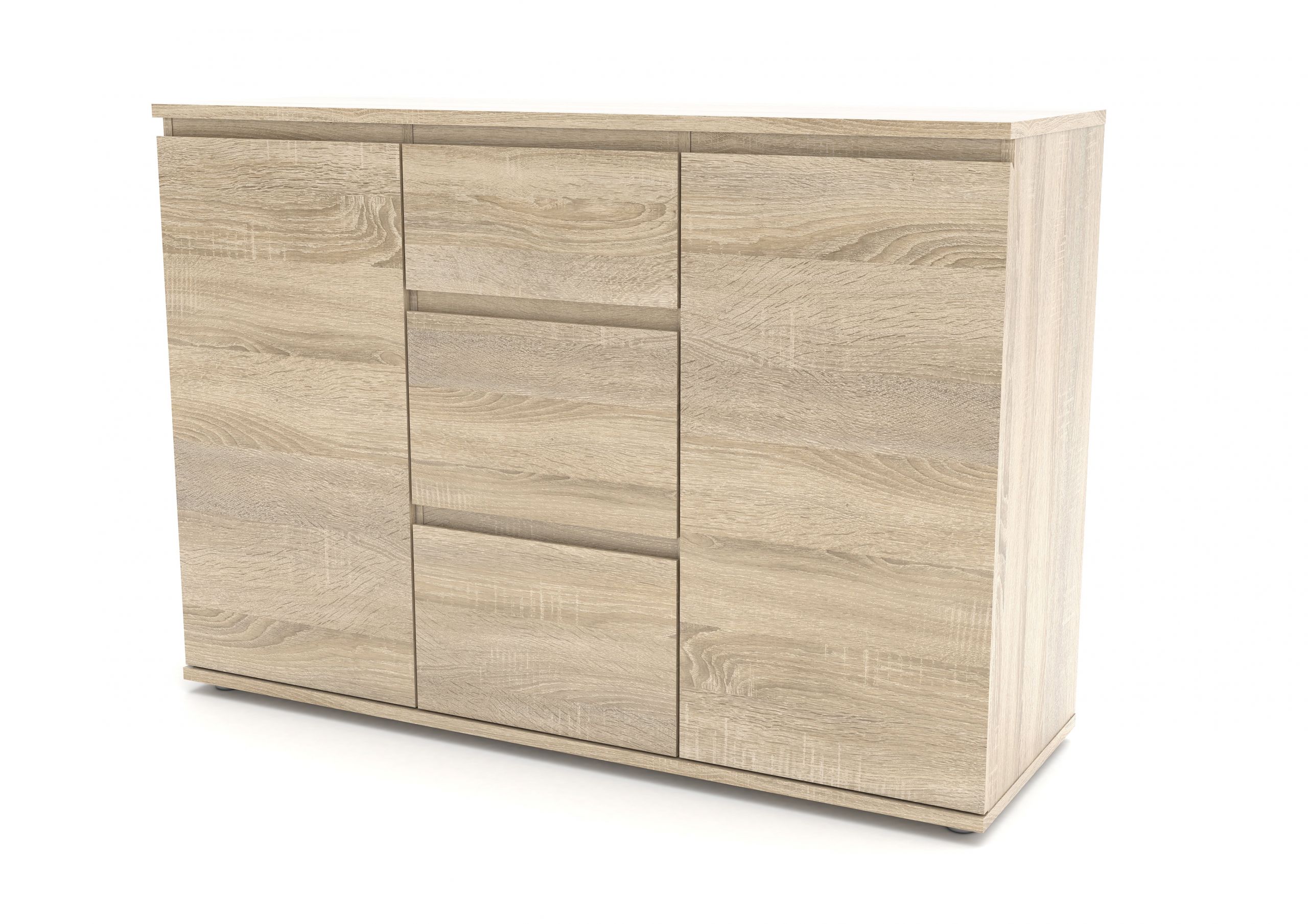 71097ak Aparador con 2 puertas y 3 cajones NOVA - Imagen 1