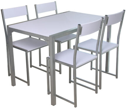 Conjunto mesa y 4 sillas ASHLEY