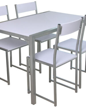 Conjunto mesa y 4 sillas ASHLEY
