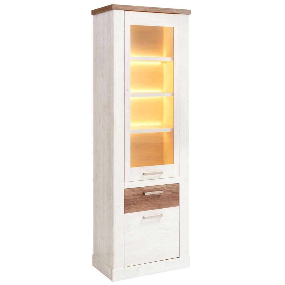 f60cd99fdc555d7c3cd0b5c6cc1f96045e380f65_367007_1 Vitrina alta 2 puertas y 1 cajón VERONA - Imagen 1